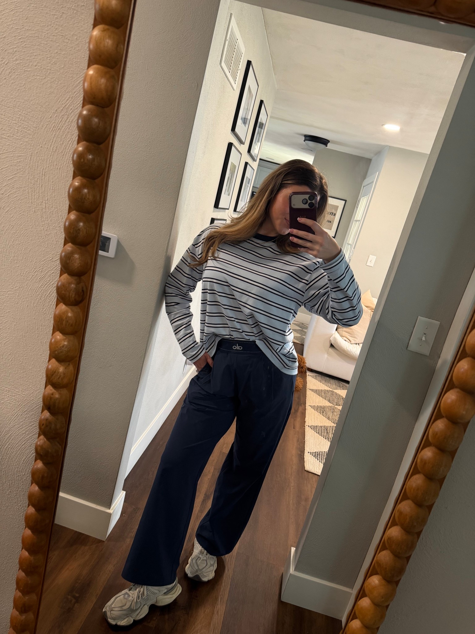 This will definitely become my new uniform! I love these pants so much, I have them in three colors!  