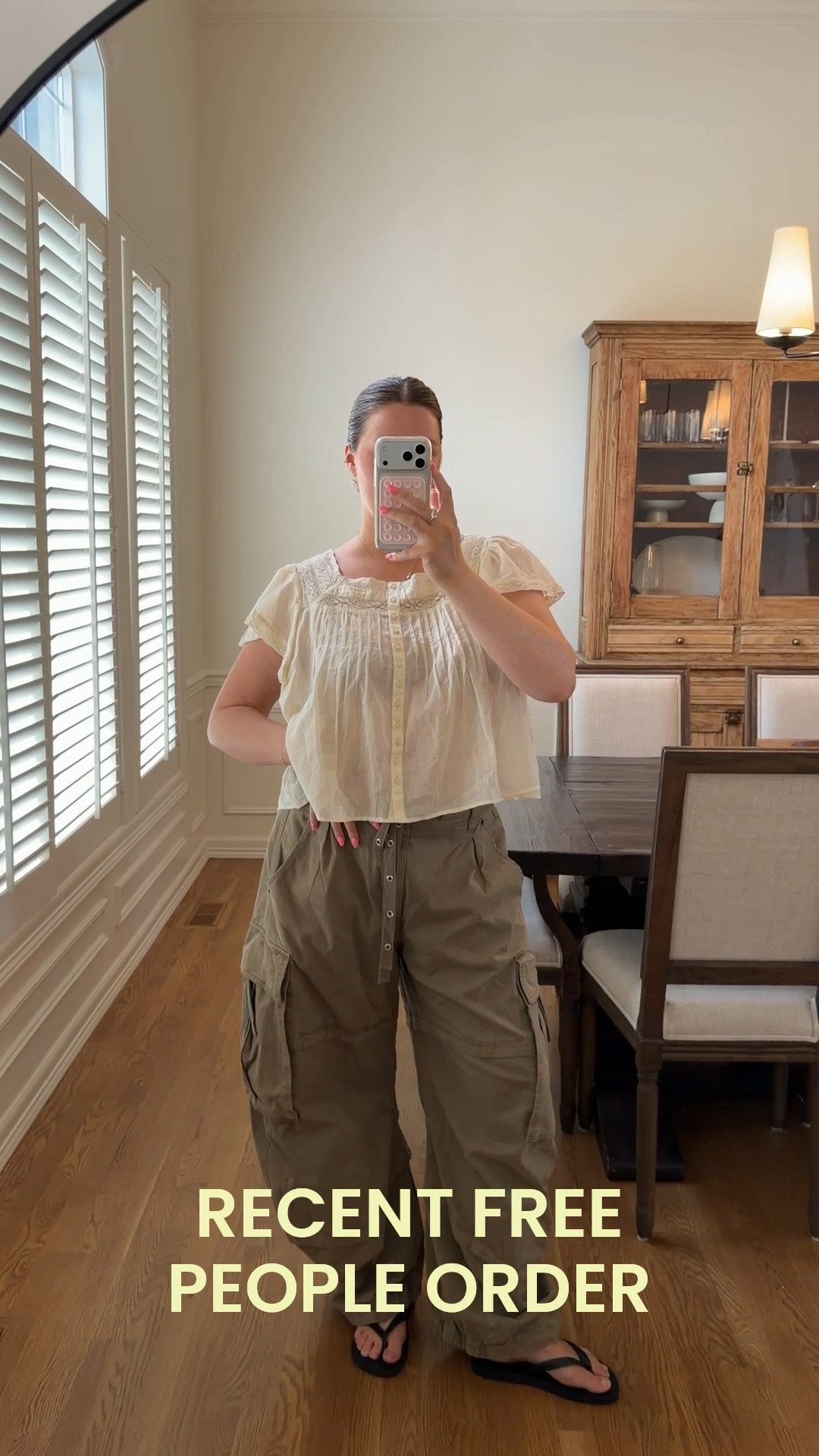 Large in cargo pants, medium in tops and plaid balloon pants I love these for summer super lightweight! Tees are like a true cotton but I love these boat neck wide neck it’s super chic with the tighter waist.

#bresheppard #freepeople #flipflops #havaianas #summerstyle #fallstyle #momstyle

#LTKootd #LTKgrwm