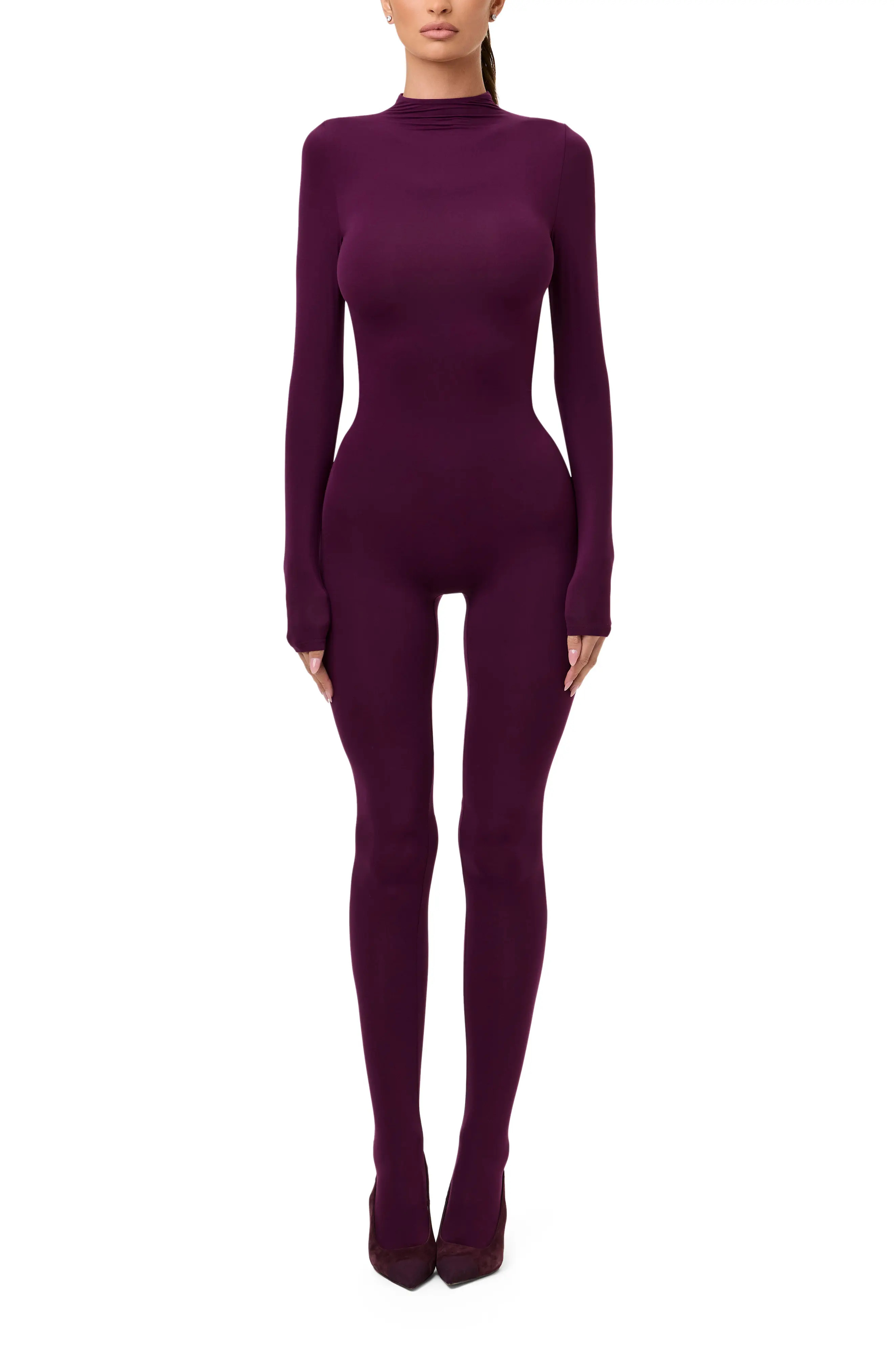 Naked Wardrobe Long Sleeve Closed Toe Jumpsuit (Women) | Nordstrom | Nordstrom
