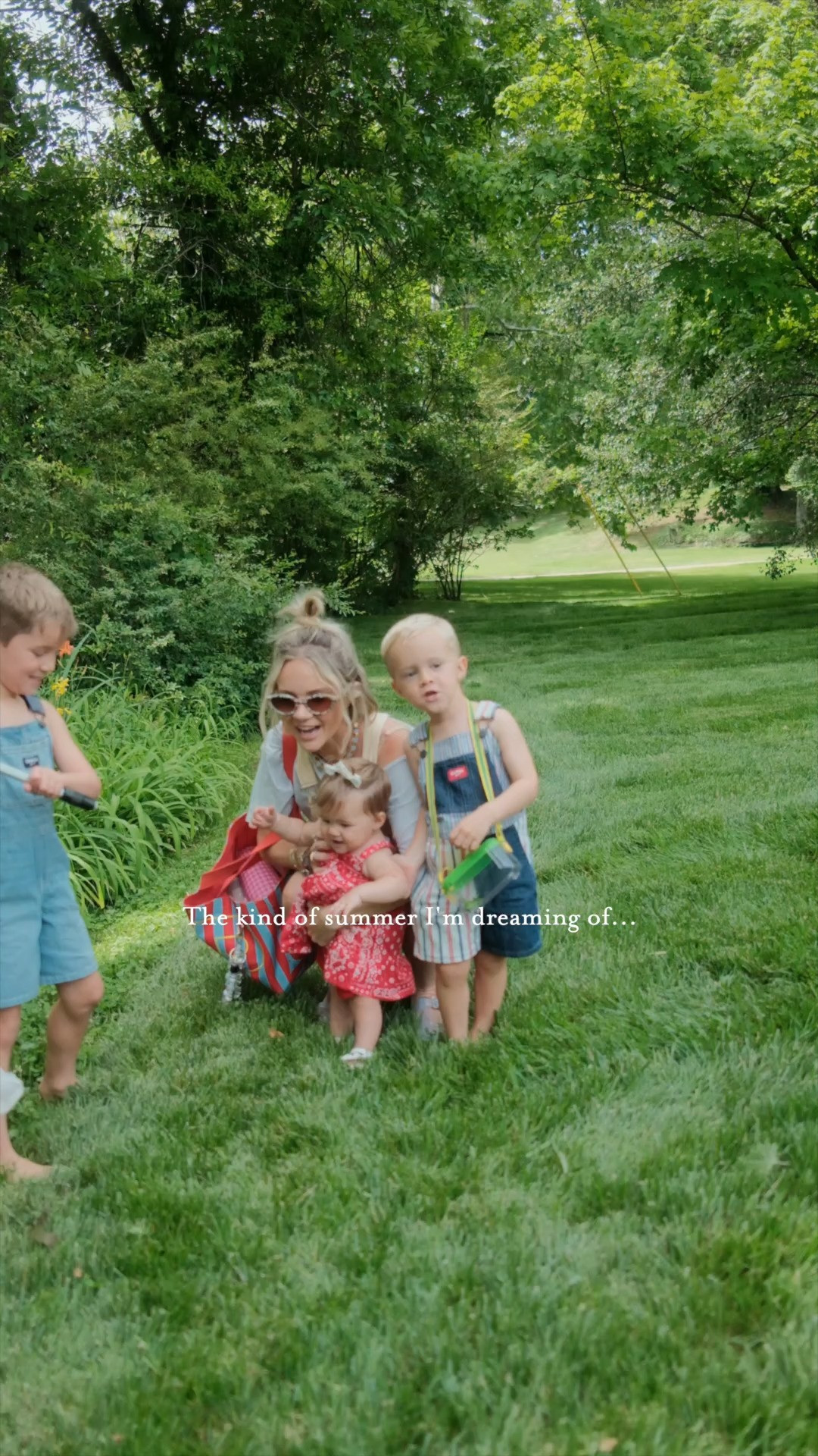 Barefoot in the creek, crawdad-catching, watermelon stained summer 🍉 @carters @oshkoshkids 

 #Carters #CartersPartner

#LTKBaby #LTKKids