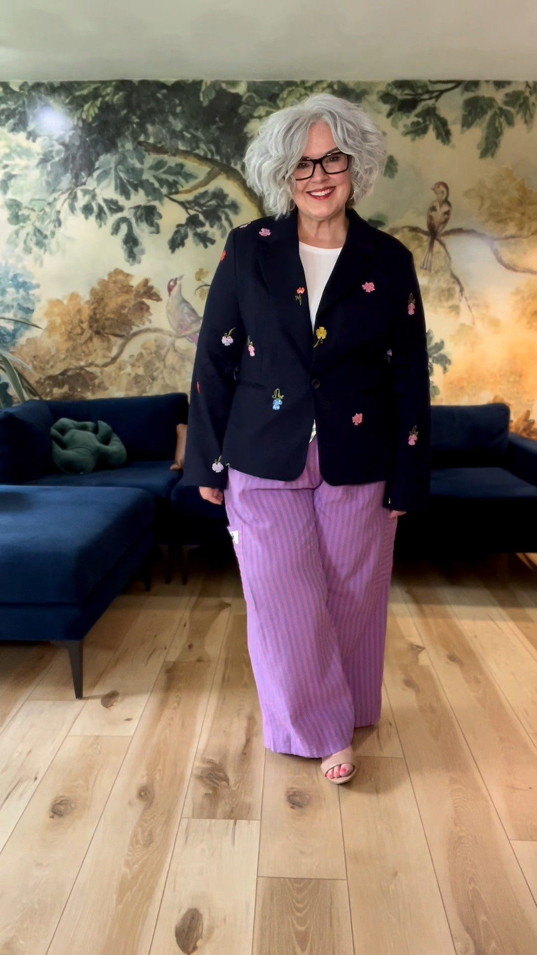 Love a good blazer 💜 Pants are sold out in this color, but I’ll links similar ones along with a similar skirt. 🤗
#dopaminedressing #over50club #over50style #over50fashion #OOTD

#LTKootd #LTKOver40 #LTKWorkwear