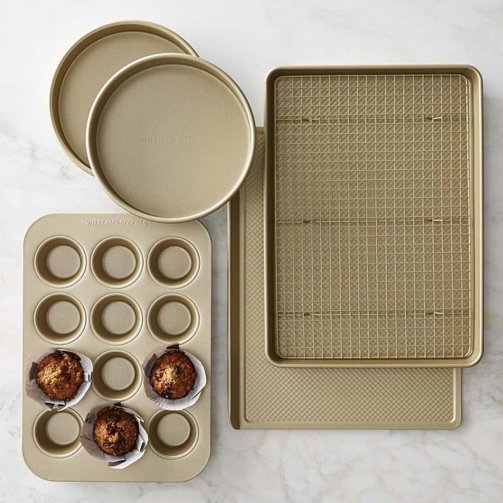 Williams Sonoma Goldtouch® 6-Piece Essentials Bakeware Set | Williams-Sonoma
