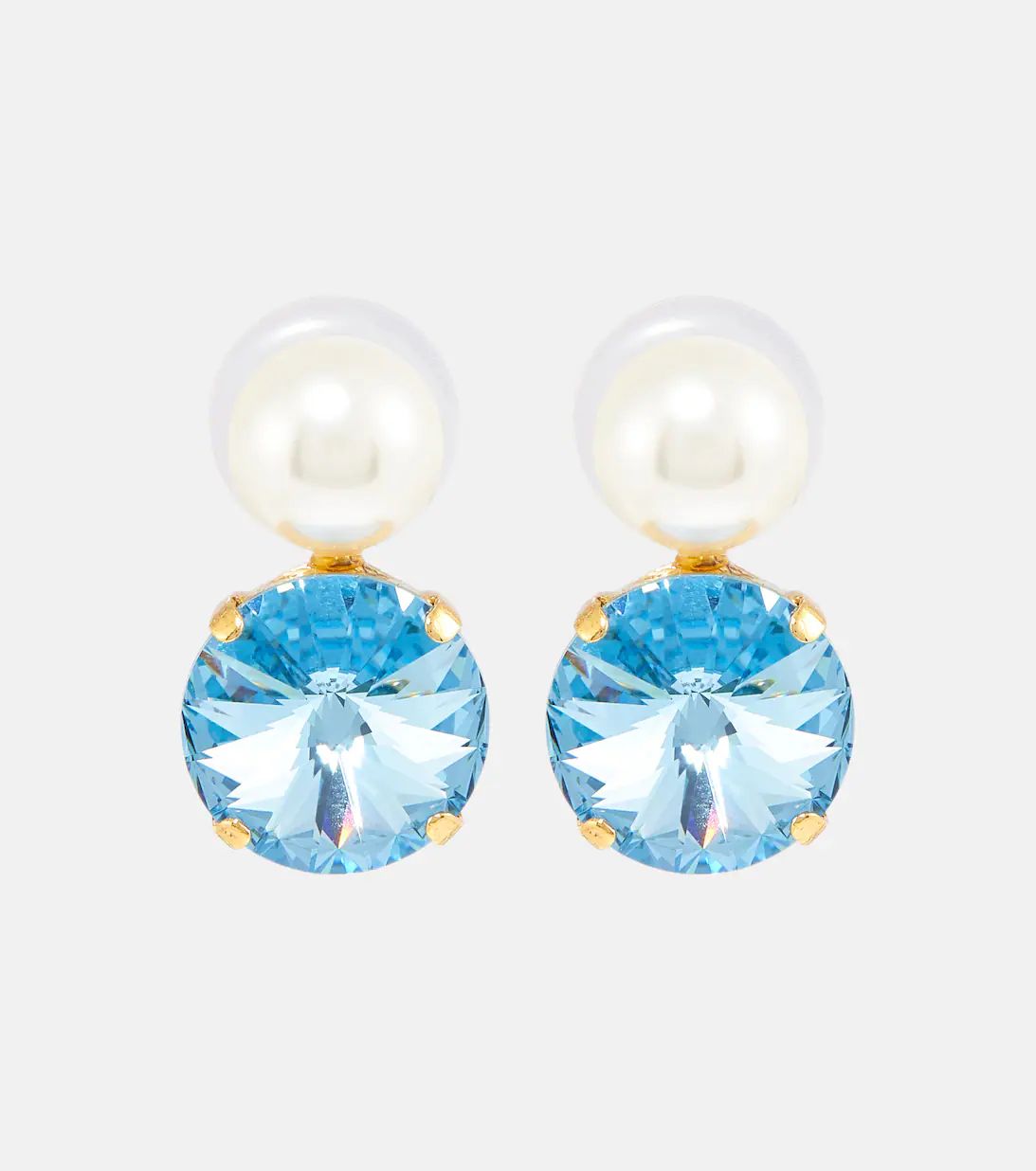 Demi crystal and faux pearl earrings | Mytheresa (US/CA)