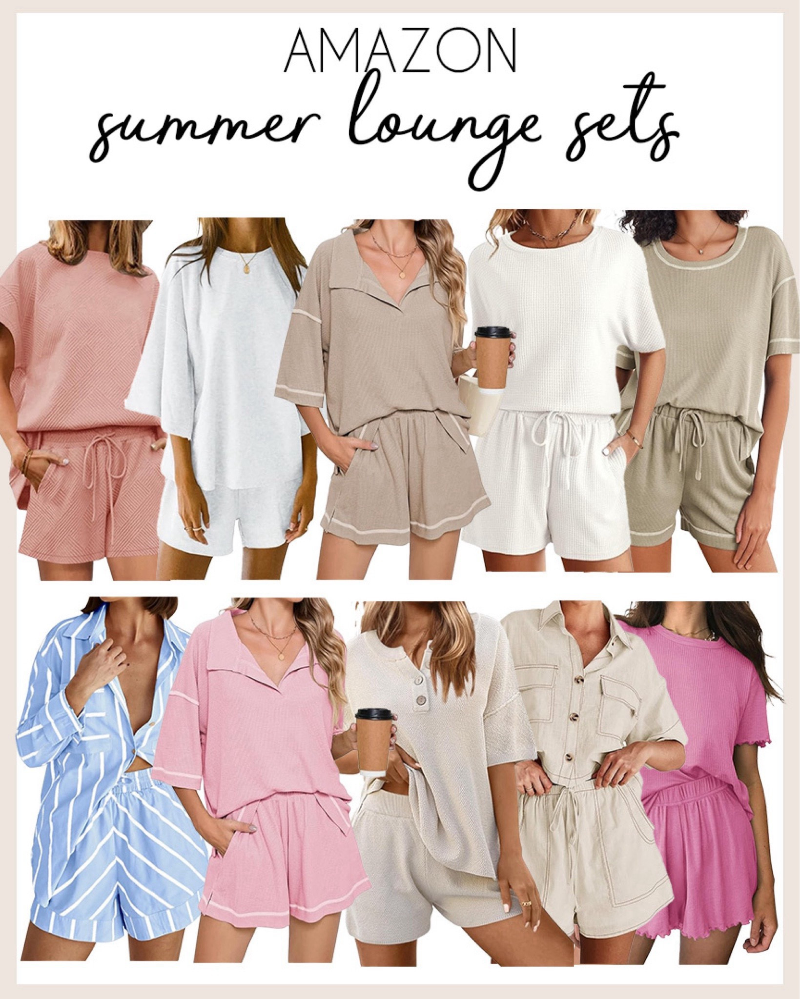 Cutest lounge sets for summer from Amazon! 

#amazonfinds

Amazon finds. Amazon summer style. Casual summer set. Amazon lounge set. Amazon shorts set. Amazon fashion  
 #ltkfindsunder100 #ltkstyletip #ltkseasonal 

#LTKMidsize #LTKOver40 #LTKSaleAlert