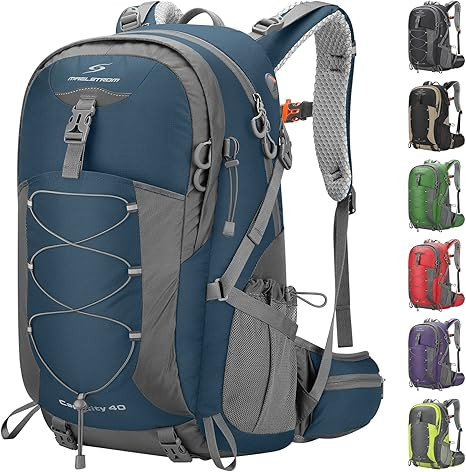 Maelstrom Hiking Backpack,Camping Backpack,40L Waterproof Hiking Daypack with Rain Cover,Lightwei... | Amazon (US)