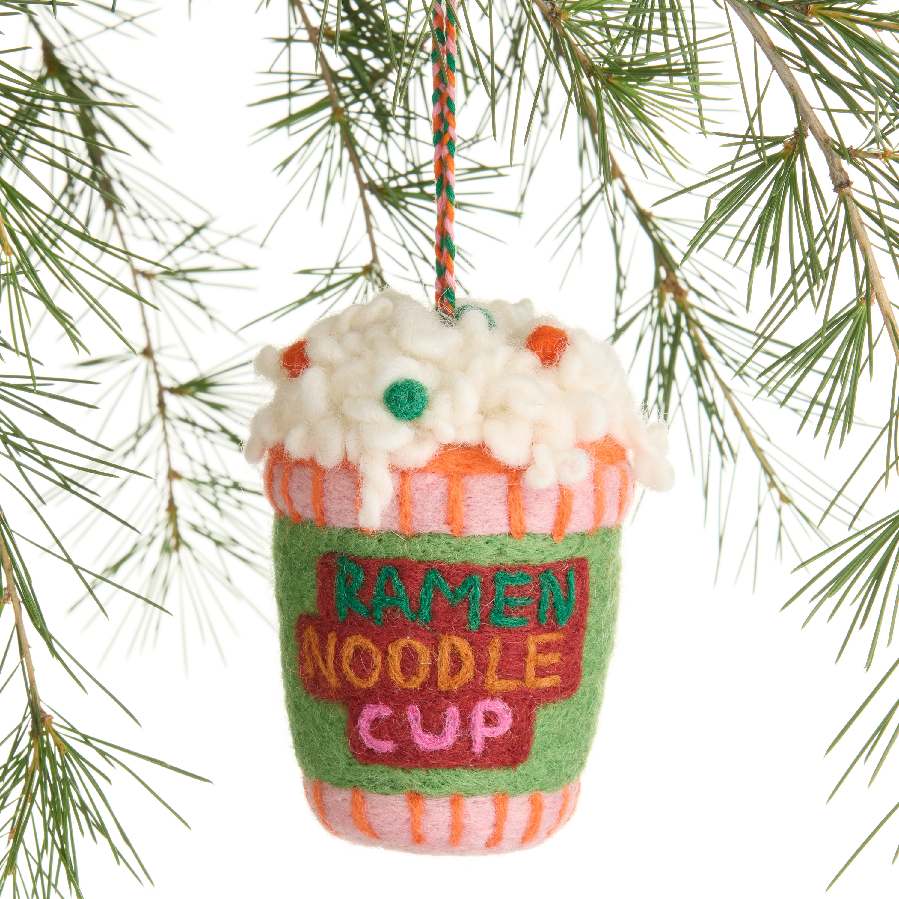 Wool Ramen Noodle Cup Ornament | World Market