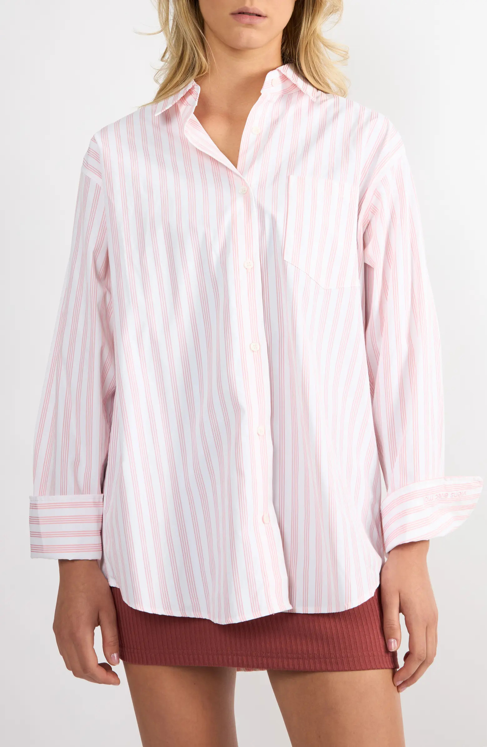 Seaside Stripe Button-Up Shirt | Nordstrom