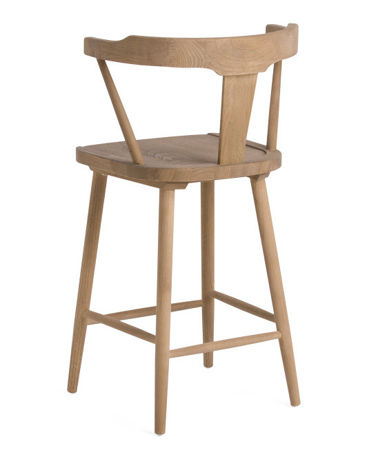 27in Geneva Wood Counter Stool | Chairs & Seating | Marshalls | Marshalls
