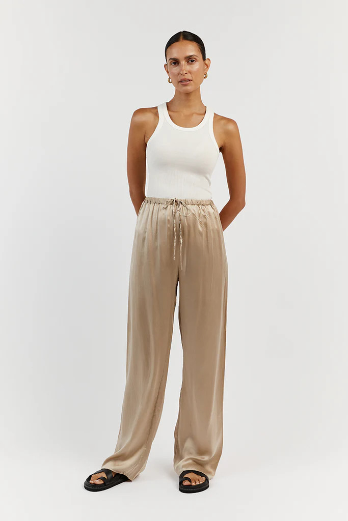 EVANS STONE SILK PANT | DISSH