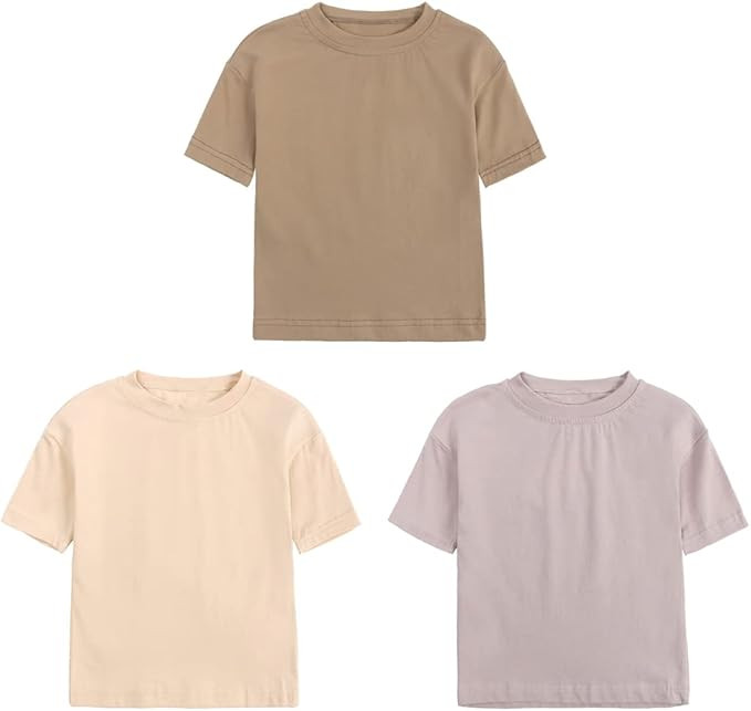 Solid T-Shirts Cotton | Amazon (US)