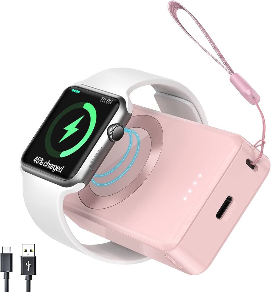NEWDERY Portable iWatch Charger, Wireless Charger for Apple Watch, Fast Charging,Magnetic Charge, US | Amazon (US)