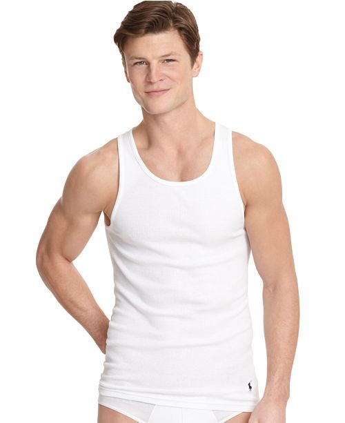 Polo Ralph Lauren Men's 3-Pk. Classic Tank Tops & Reviews - Underwear & Socks - Men - Macy's | Macys (US)