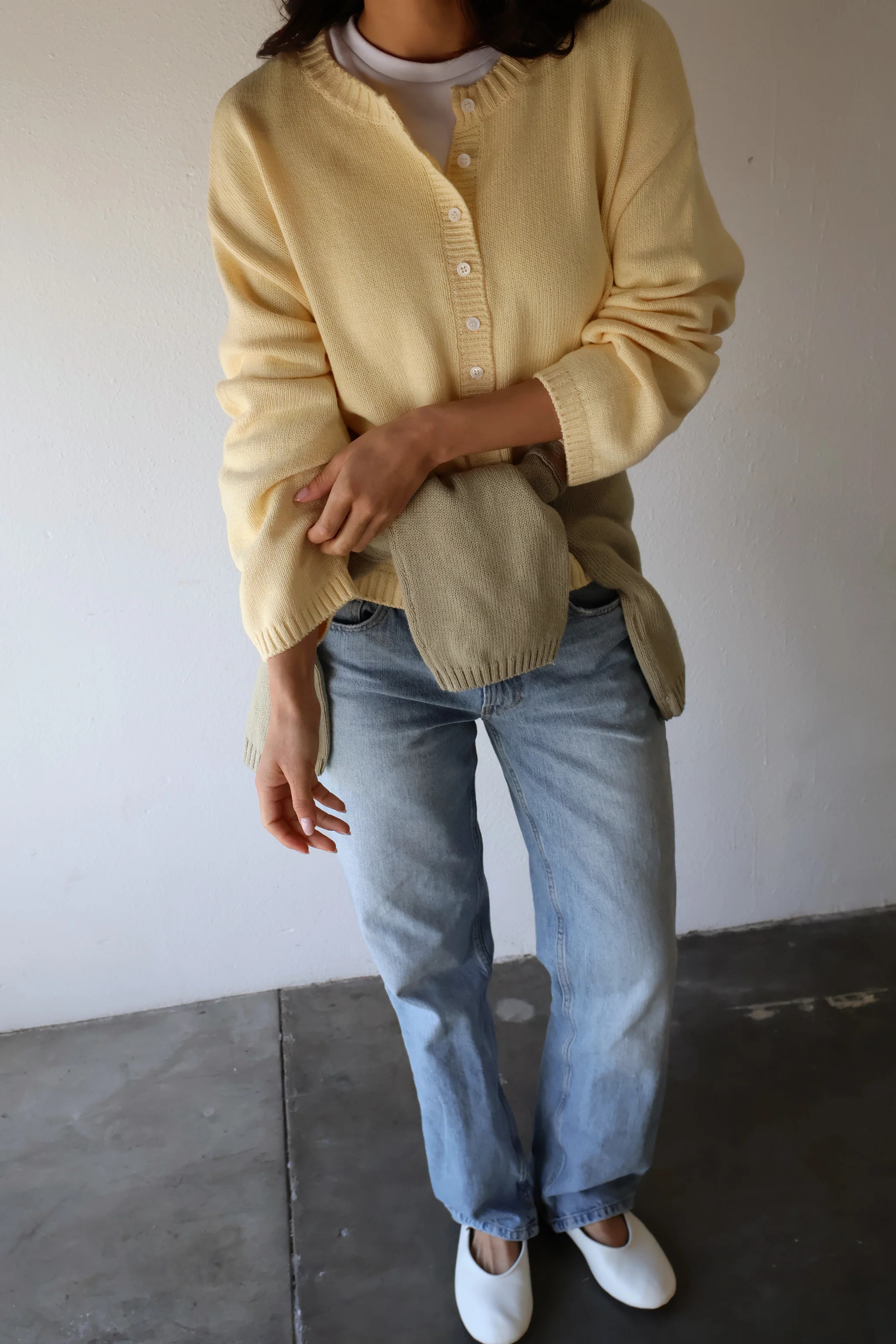 WEAVE CARDIGAN // BUTTER | SOTE The Label