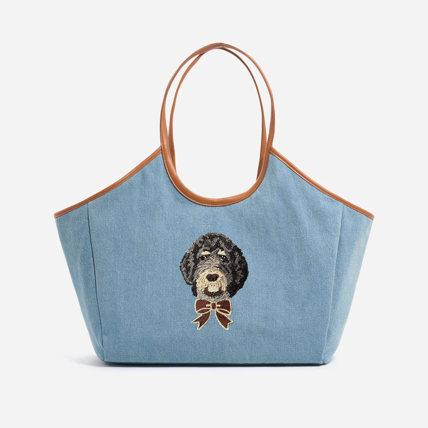 Pet Face Denim Scoop Tote| Stoney Clover Lane | Stoney Clover Lane