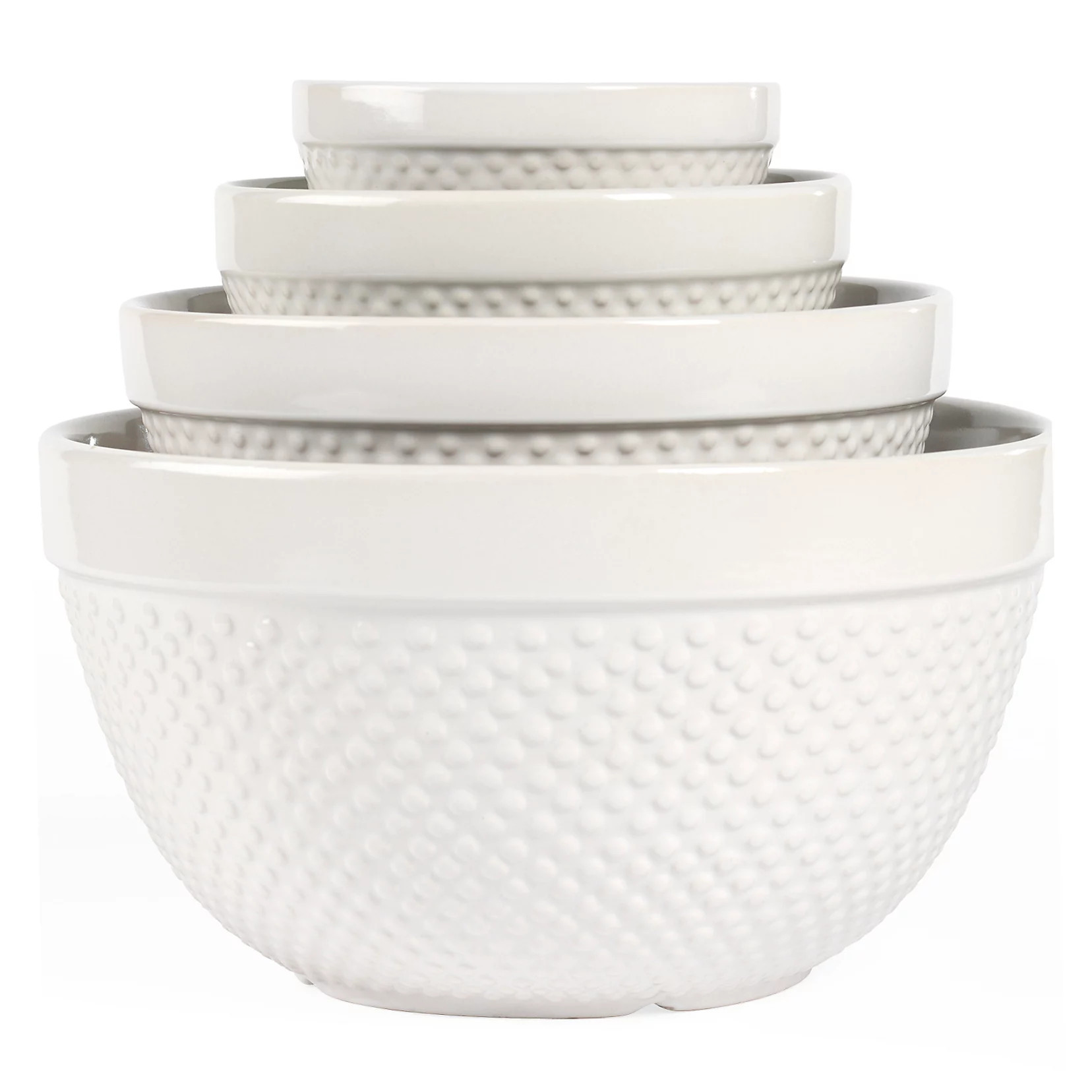 Tabletops Gallery Hobnail 4-pc. Mixing Bowl Set | Kohl's