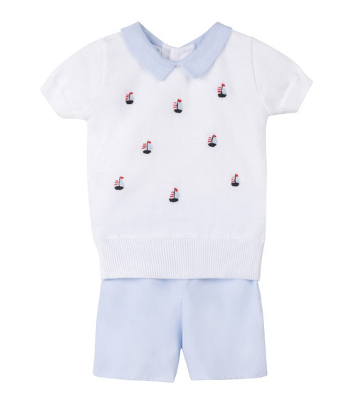 Boys Sailboat Sweater Set | Feltman Brothers