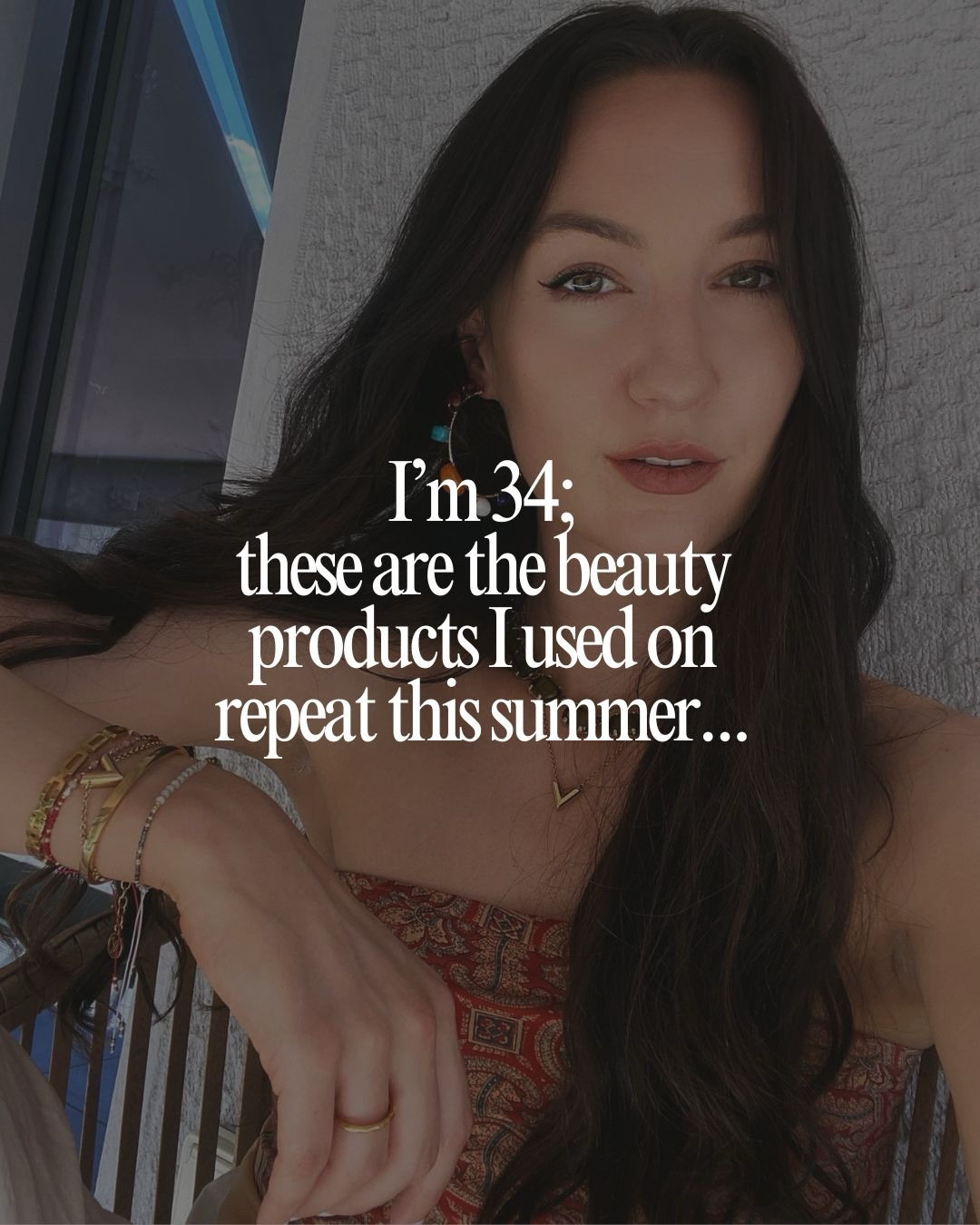 I’m 34: these are the beauty products I’ve been using on repeat this summer… 🍋🍸

Links here (or in bio): https://bit.ly/3S9JK3u

♥ Lips
Prada
Light Glowing Lipcolour in Rosso
Never thought I would cheat on Pillow Talk but this is perfect for summer.

♥ Eyes
Prada
Pradascope Mascara
Once you get used to the brush you will love it.

YSL
Lines Liberated Eyeliner in 01 Unbridled Black
So easy to get the perfect flick and bendable.

♥ Fragrance
Aesop 
Above Us Steorra Eau de Parfum
New discovery for me, I love the smell and you can share it with your boyfriend.

♥ Blush
Code Beautiful
Hydrate Tint Glow - 2-in-1 Lip & Cheek
Perfect for getting rosy, glowy cheeks in the summer.

♥ Glow
Aroma Zone
Highlighter Drops
Use them all over my body and its travel size. 

♥ SPF
Beauty of Joseon
Relief Sun Aqua-Fresh Rice + B5 SPF50+
Wear it everyday and couldn’t live without it. 

La Roche-Posay
Anthelios Oil Control Fluid SPF50+
Best sunscreen ever. Never sticky and doesn’t dye your clothes yellow.

♥ Anti-aging
Medik8
Crystal Retinal 3
Still a retinal beginner so this is perfect for me.

♥ Lancôme
Rénergie Collagen Lift-Xtend Cream
Gorgeous night cream that’s light and moisturising. 

♥ Hair
Kérastase 
Nutritive 8H Magic Night Serum
Using with my heatless curlers.

Viviscal
Hair Growth Supplement for Women
I’ve been taking them seen January and I’ve seen a huge difference in hair growth.

Matrix
Mega Sleek Anti-Frizz Topcoat
Great ColorWow dupe and it kept my hair frizz free in 38°.

♥ Moisturise
La Roche-Posay 
Cicaplast Baume B5+ SPF50
My go-to travel moisturiser. It’s thick and perfect for post-flight.

CeraVe
Moisturising Cream
I use this everyday all over my body, couldn’t live without it.

♥ Oil Control
Kiehl’s
Ultra Pure High-Potency 5% Niacinamide Serum
Perfect post-flight to keep your skin clear.

♥ Nails
Loste
Reusable Press-On Nails
Obviously! But if you create your perfect nail brand, it deserves a mention…

#LTKsummer #LTKbeauty