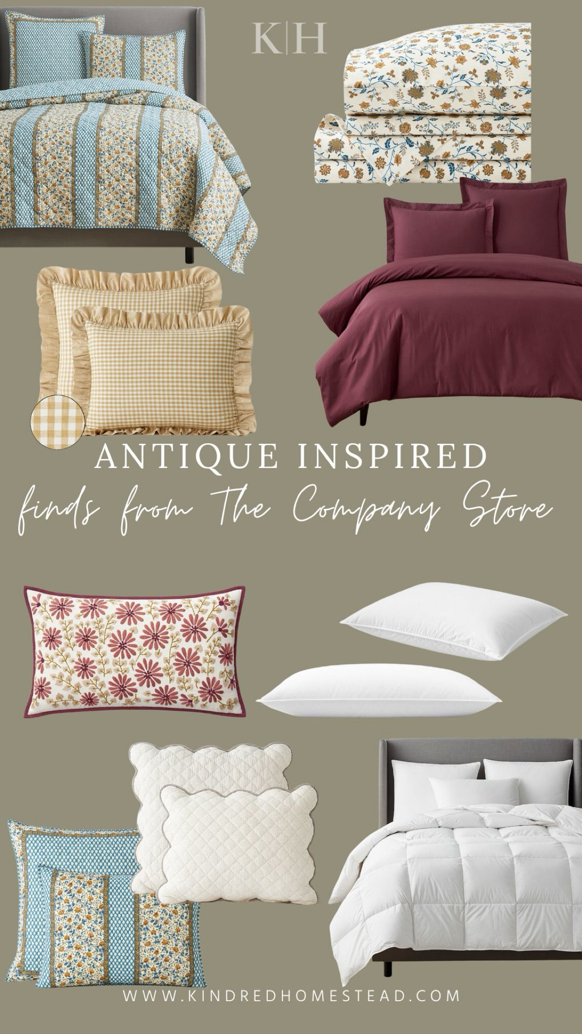Antique inspired finds from The Company Store for timelessly collected heirloom inspired beds and bedrooms.

#LTKHome