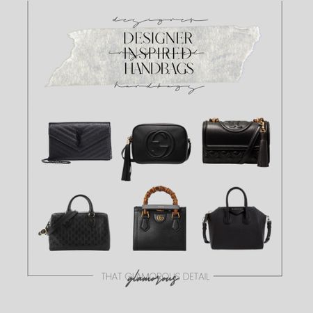 Designer Inspired Handbags. 

Dh Gate Finds. 

#YSL #gucci #toryburch #designerinspired #blackhandbags #purses #dhgate

#LTKitbag #LTKsalealert #LTKstyletip