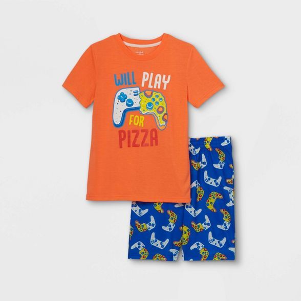 Boys' 2pc 'Pizza' Pajama Set - Cat & Jack™ Orange | Target