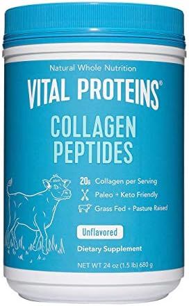 Vital Proteins Natural Whole Nutrition Collagen Peptides - Pasture Raised, Grass Fed, Paleo Frien... | Amazon (US)