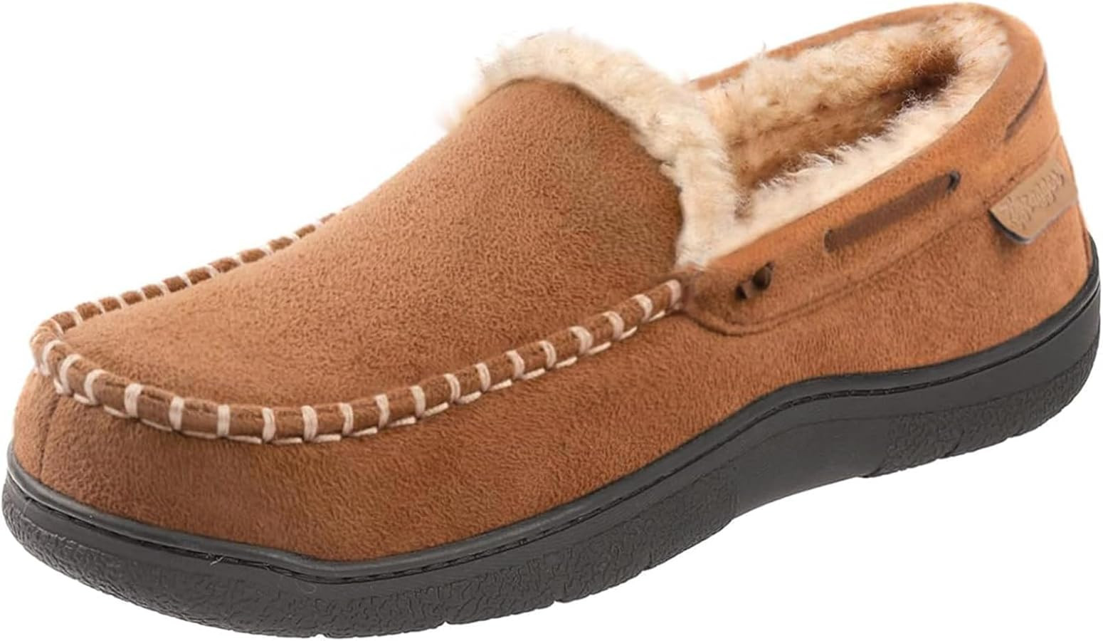 Zigzagger Men's Moccasin Slippers Memory Foam House Shoes, Indoor and Outdoor Warm Loafer Slipper... | Amazon (US)