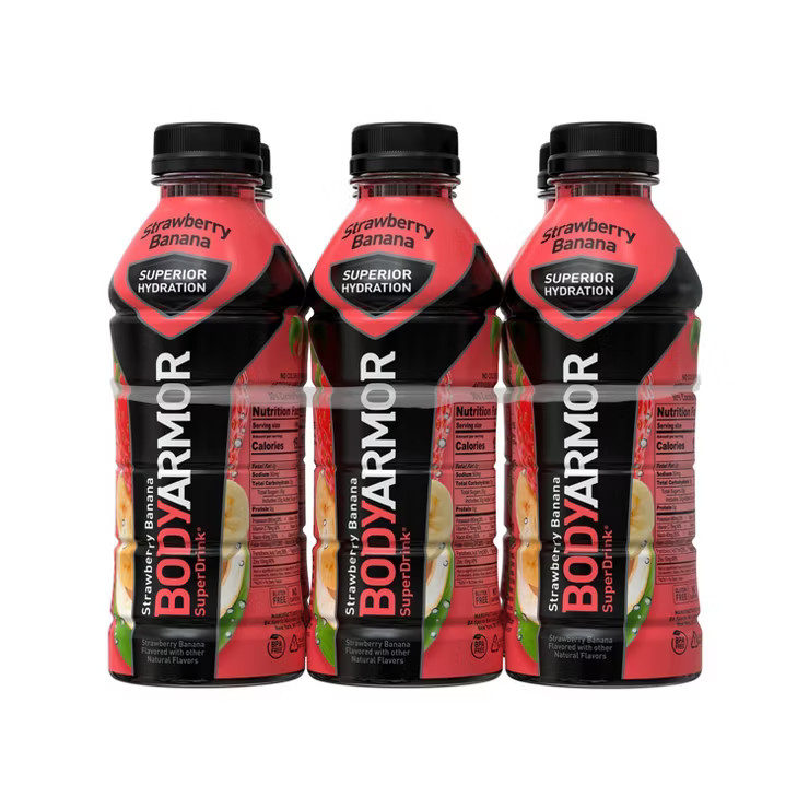 BODYARMOR Strawberry Banana Sports Drink - 6pk/20 fl oz Bottles | Target