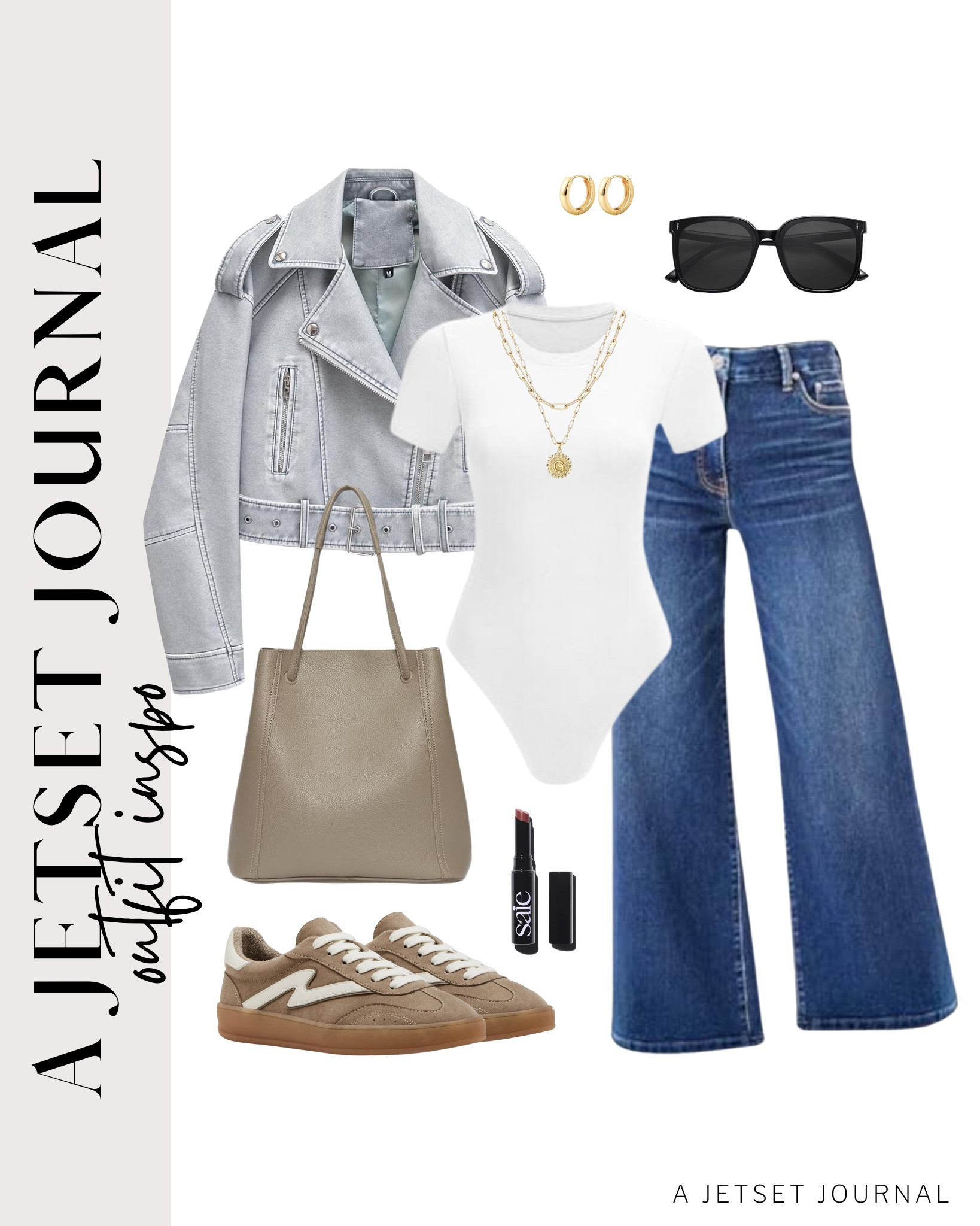 Rock a stylish look with a faux leather jacket, wide-leg jeans, a short sleeve bodysuit, and sneakers!
winter outfit, casual style, amazon fashion, faux leather jacket, wide-leg jeans, short sleeve bodysuit, casual chic, street style, trendy outfit, everyday fashion, laid-back look, comfortable style, sneaker fashion

#LTKStyleTip #LTKSeasonal #LTKU