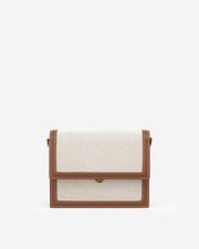 Mini Flap Bag - Beige Canvas | JW PEI US