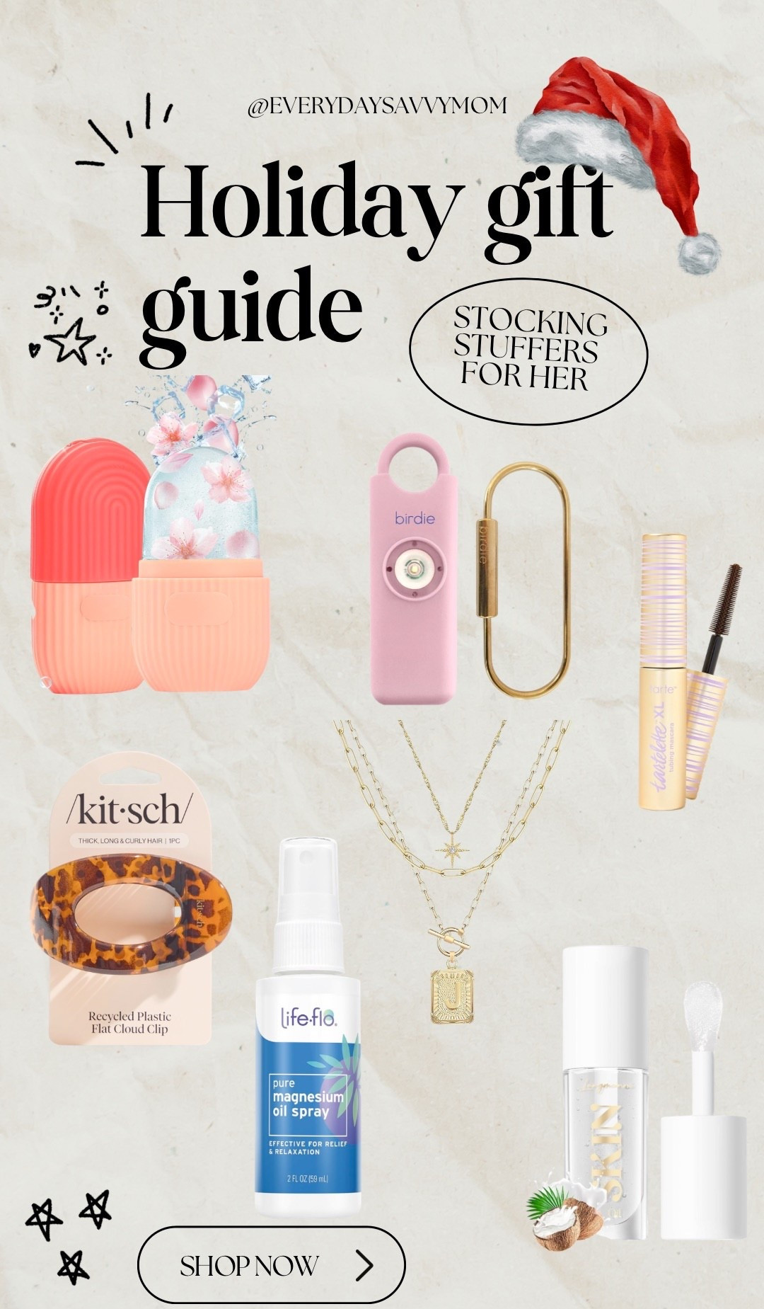 HOLIDAY GIFT GUIDE 🎄 | Stocking Stuffers for Her
Rounding up the cutest + most useful stocking stuffer ideas for women — all affordable, trendy, and perfect for moms, sisters, daughters, friends, or that hard-to-shop-for girl on your list. 💁🏼‍♀️✨

Sharing all my favorite Amazon stocking stuffers for her, including beauty must-haves, self-care essentials, jewelry, hair accessories, and everyday gadgets she’ll love. These are the small gifts that feel thoughtful and get used all year long — not tossed in a drawer.

Perfect for:
🎁 Christmas gifts for her
🎁 Budget-friendly beauty gifts
🎁 Last-minute stocking stuffers
🎁 Teen girl gift ideas
🎁 Affordable holiday gifts for women

#LTKFindsUnder50 #LTKselfcare #LTKGiftGuide