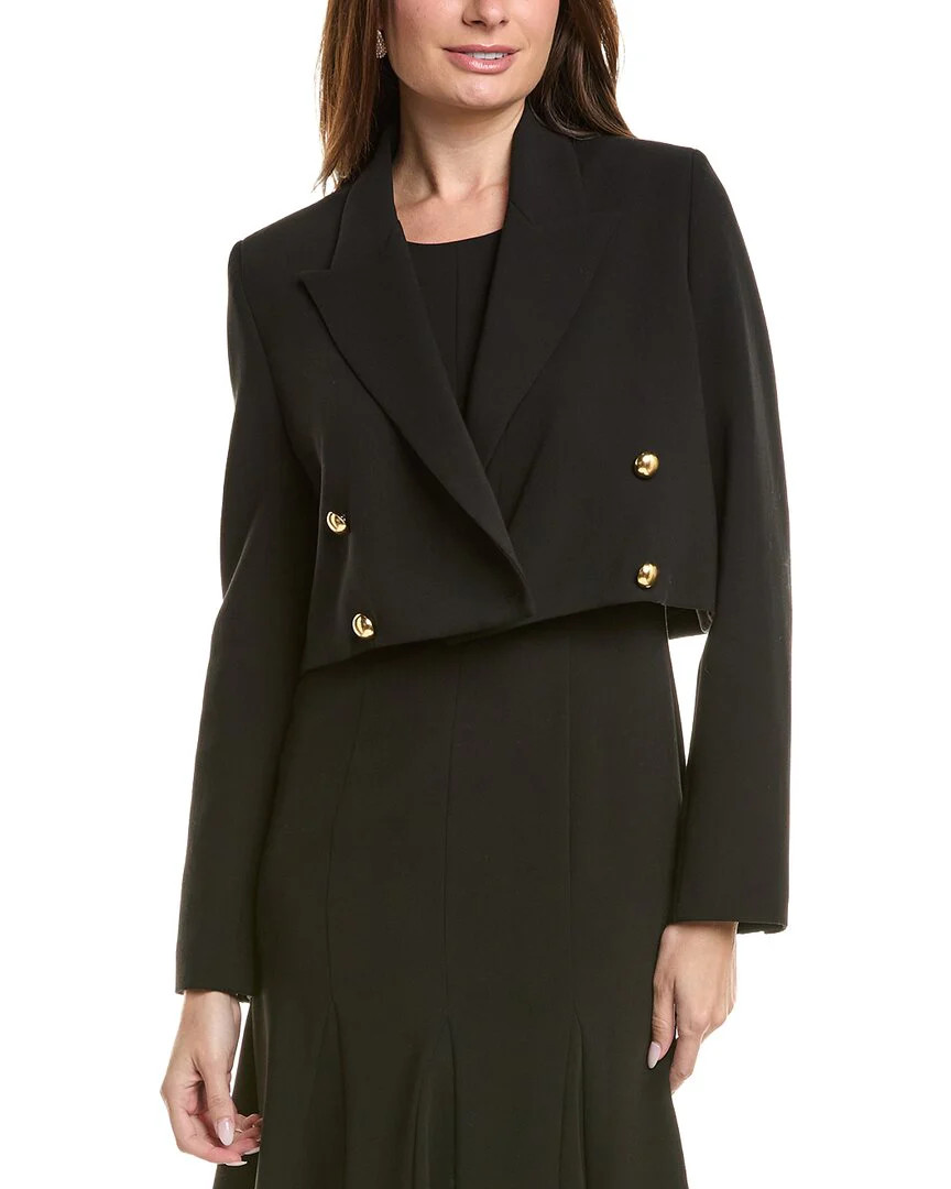 Black Halo Hugo Crop Blazer | Shop Simon