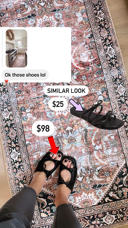 Bow sandals splurge vs save
Found a similar look to my fats 

#LTKover40 #LTKshoecrush #LTKstyletip