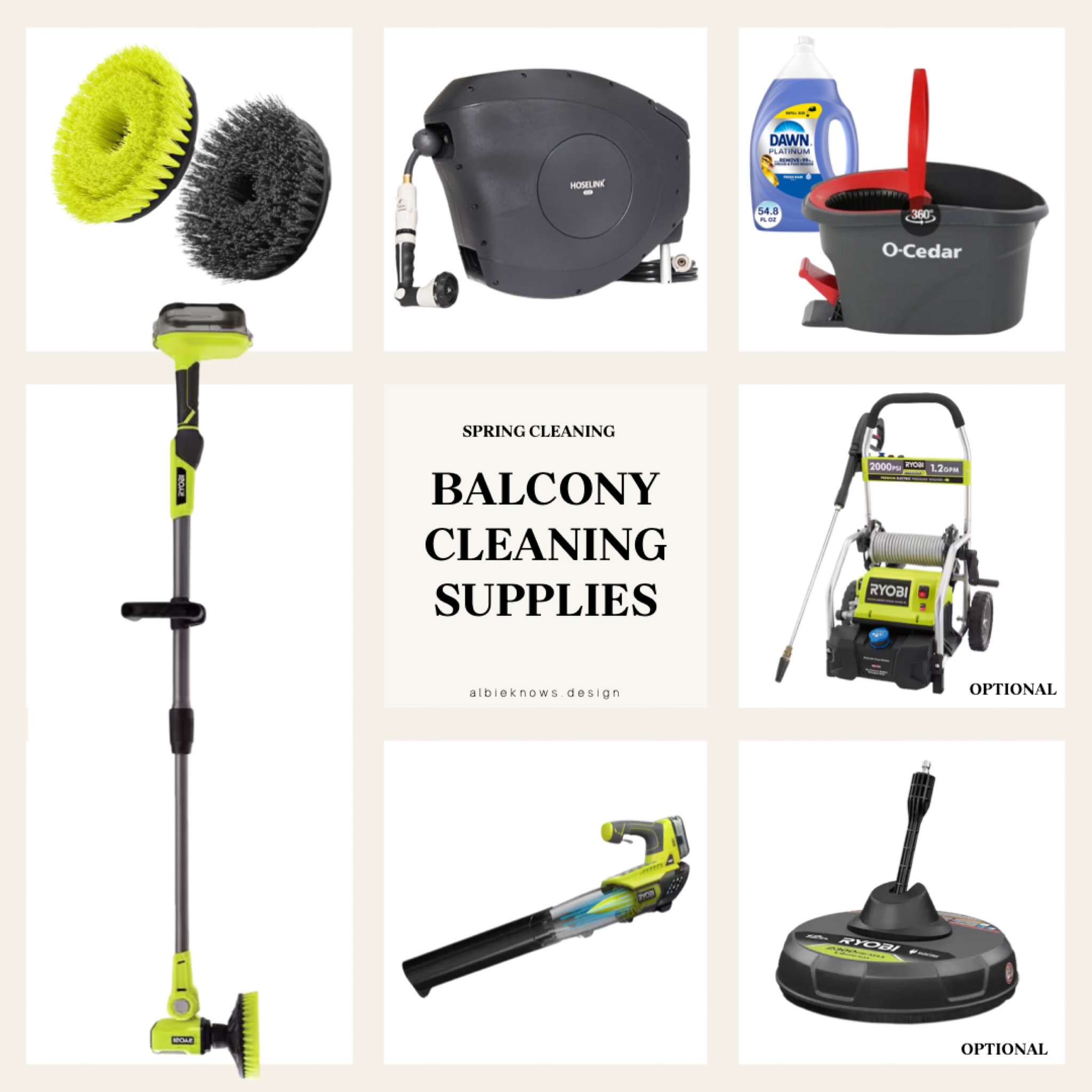 spring cleaning meets allergy season means it’s time to wash pollen of the deck, patio, and/or balcony 🫧 

#LTKhome #LTKsalealert #LTKSeasonal