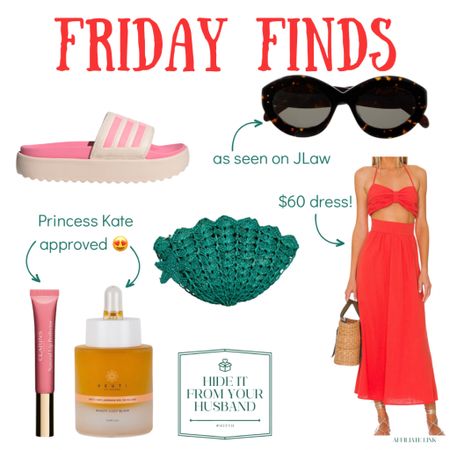 Friday Finds! Celeb faves, perfect for THE Princess beauty secrets, and the perfect summer dress for $60!

#LTKunder100 #LTKFind #LTKbeauty