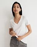 Whisper Cotton V-Neck Tee | Madewell