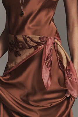 Printed Silk Scarf | Anthropologie (US)