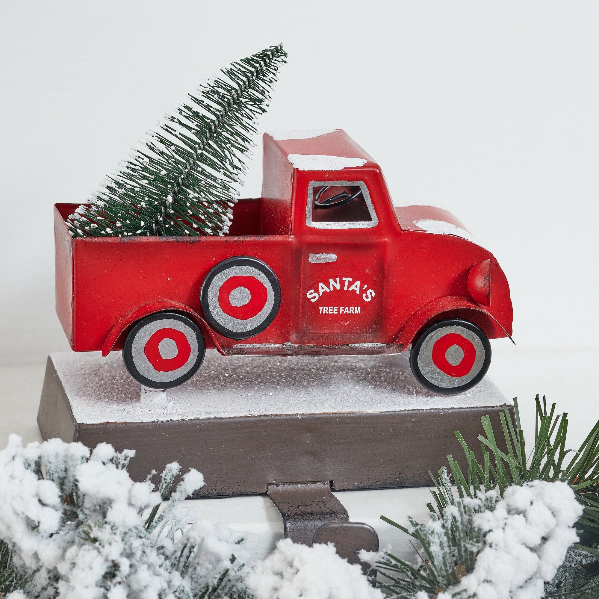 HOLIDAY TIME TRUCK STOCKING HOLDER, RED | Walmart (US)