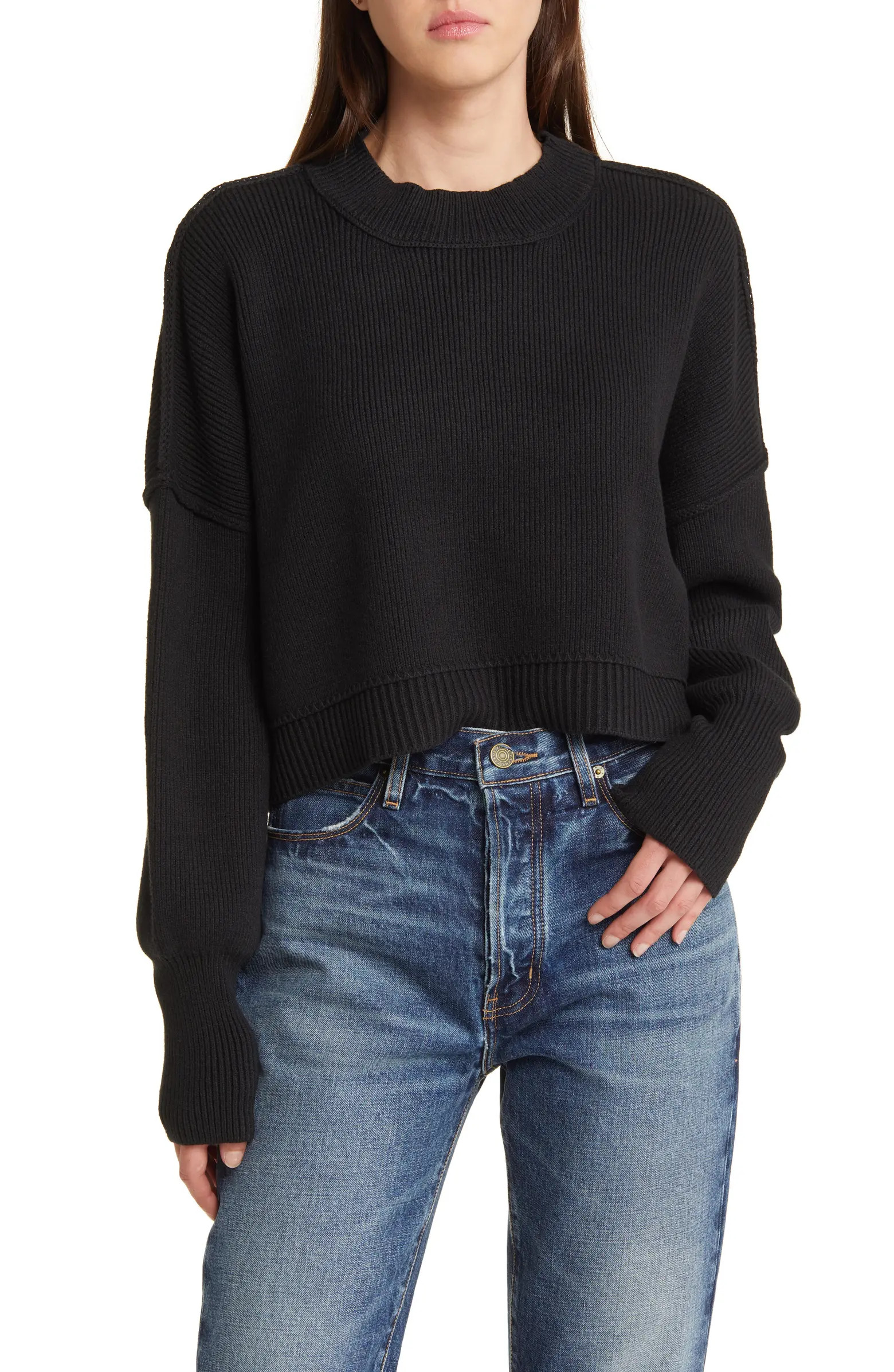 Easy Street Crop Pullover | Nordstrom