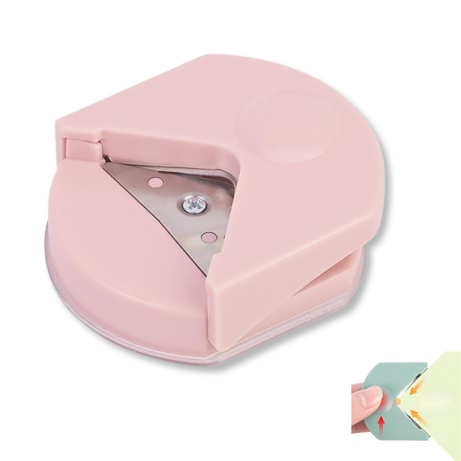 Pink Corner Rounder Paper Punch, Professional Portable Craft Tool for Scrapbooking, Card Making, Photo Corners, Arts | Amazon (US)