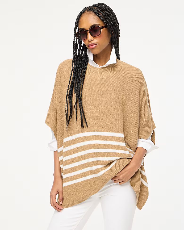 Striped poncho | J.Crew Factory