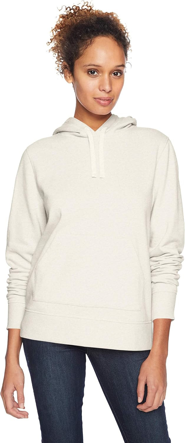 Amazon Essentials Women's Regular-Fit Midweight Fleece Pullover Hoodie with Kangaroo Pocket (Available in Plus Size) | Amazon (US)