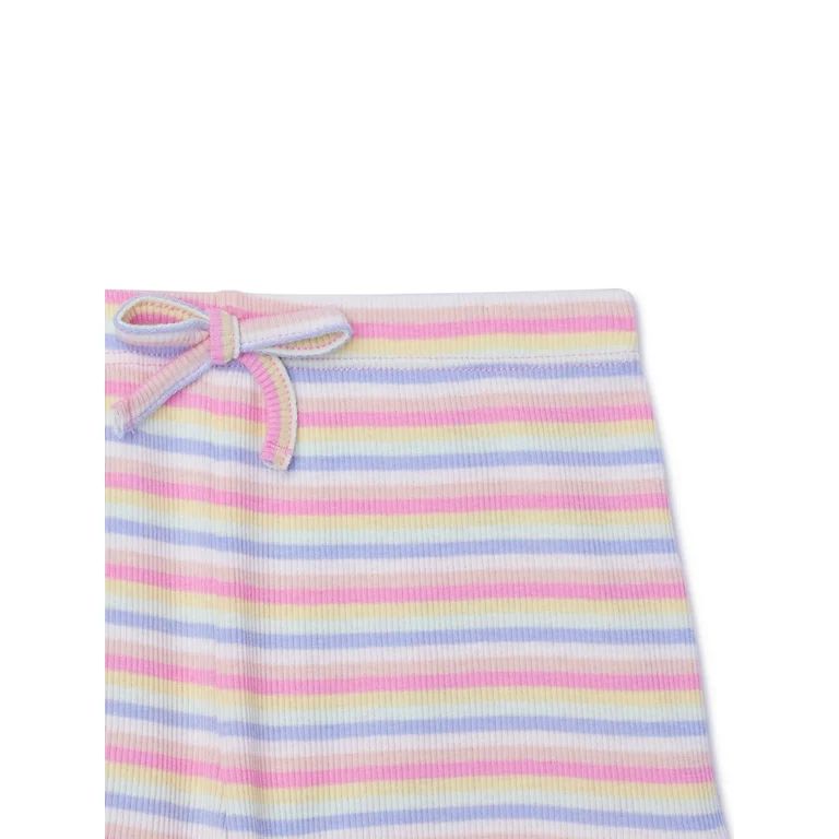Garanimals Toddler Girl Stripe Ruffle Short, Sizes 18M-5T | Walmart (US)