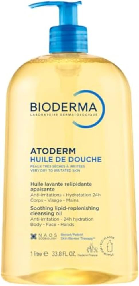 Bioderma Atoderm Shower Oil, Cleansing Oil For Face & Body, Nourishing Cleansing Oil For Dry to A... | Amazon (US)
