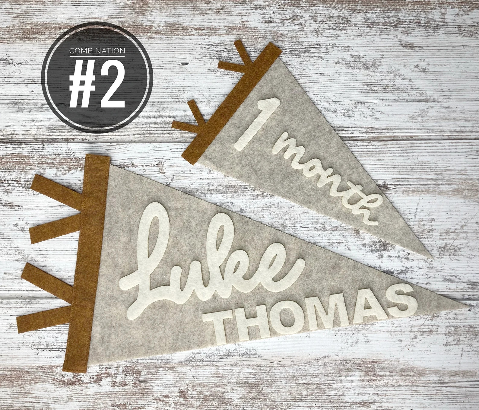 Baby Milestones Pennant for Baby Photos, Newborn Photo Prop First Year, Neutral Flag Room Decor, ... | Etsy (US)