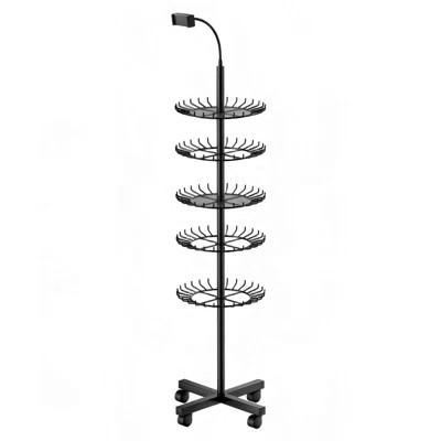 Braiding Hair Rack Standing Hair Extension Holder - 140 Pegs Braiding Hair Rack & Divider Stand With Phone Holder | Wayfair North America