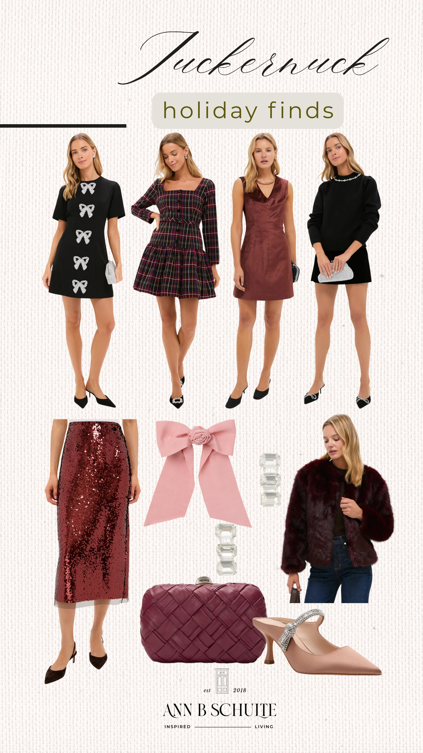 Holiday sparkle meets timeless charm with Tuckernuck’s festive finds. Effortless, elegant, and ready for every merry moment 🎄💫🎁 #TuckernuckStyle #HolidayOutfits #LTKHoliday #OOTD #FestiveFashion #LTKFinds #ChicStyle #WinterLooks #OutfitInspo #HolidayVibes 

 #LTKHoliday #LTKStyleTip