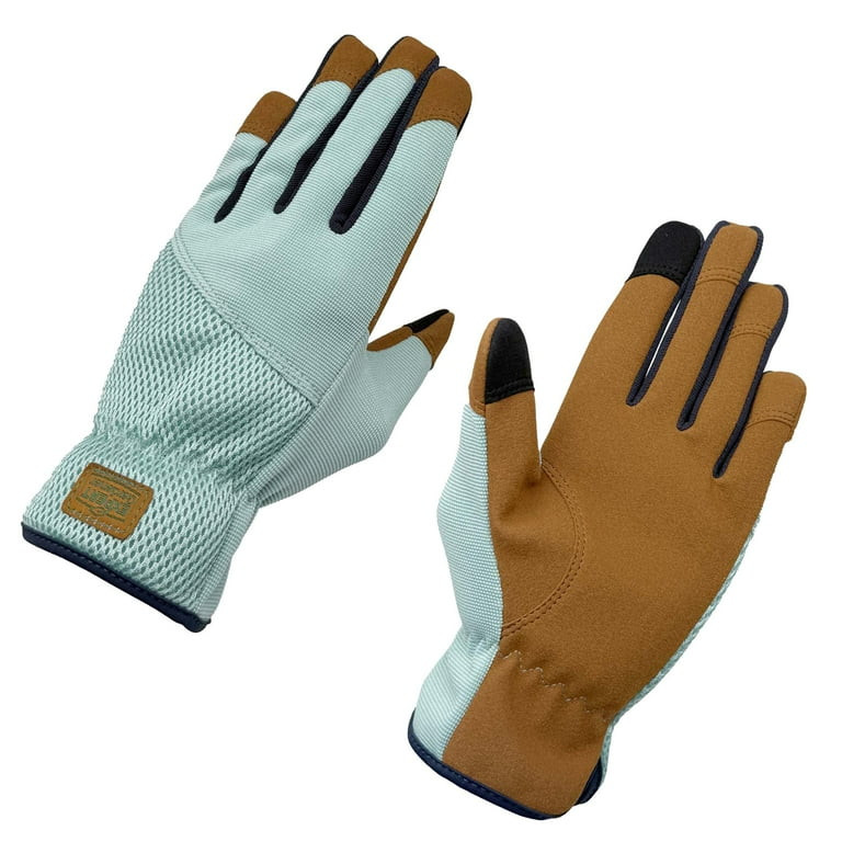 Expert Gardener Womens Breathable SlipOn Synthetic Leather Gardening Gloves, Size M | Walmart (US)