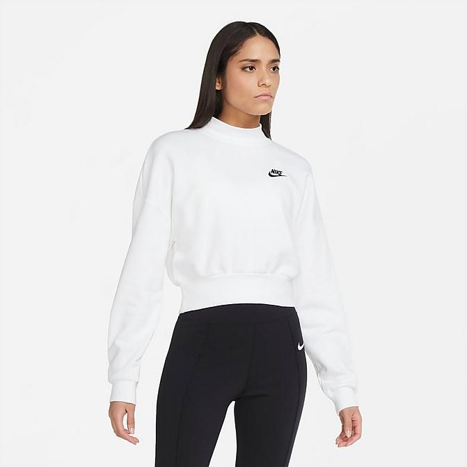 Women's Nike Sportswear Essential Fleece Mock Neck Sweatshirt | Finish Line (US)