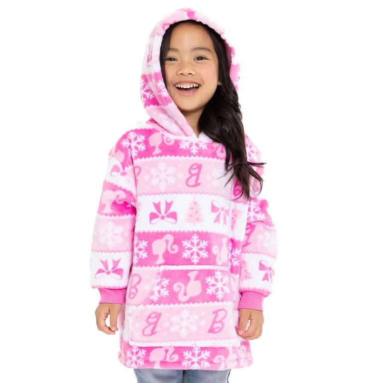 Barbie Toddler Girl Super Soft Snugit Hoodie, Sizes 12 Months-5T | Walmart (US)