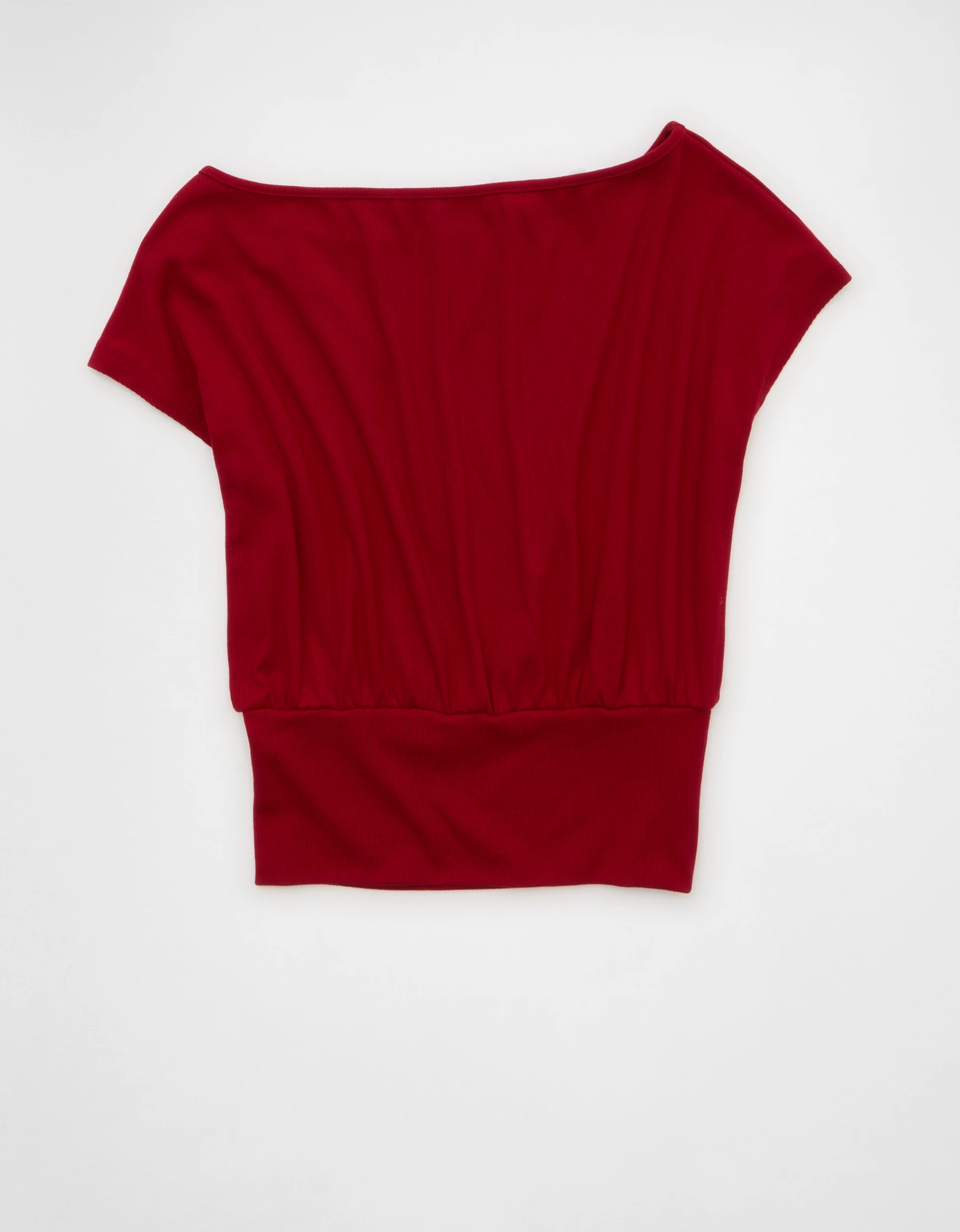 AE Off-the-Shoulder Cinched Sweater Tee | American Eagle Outfitters (US & CA)